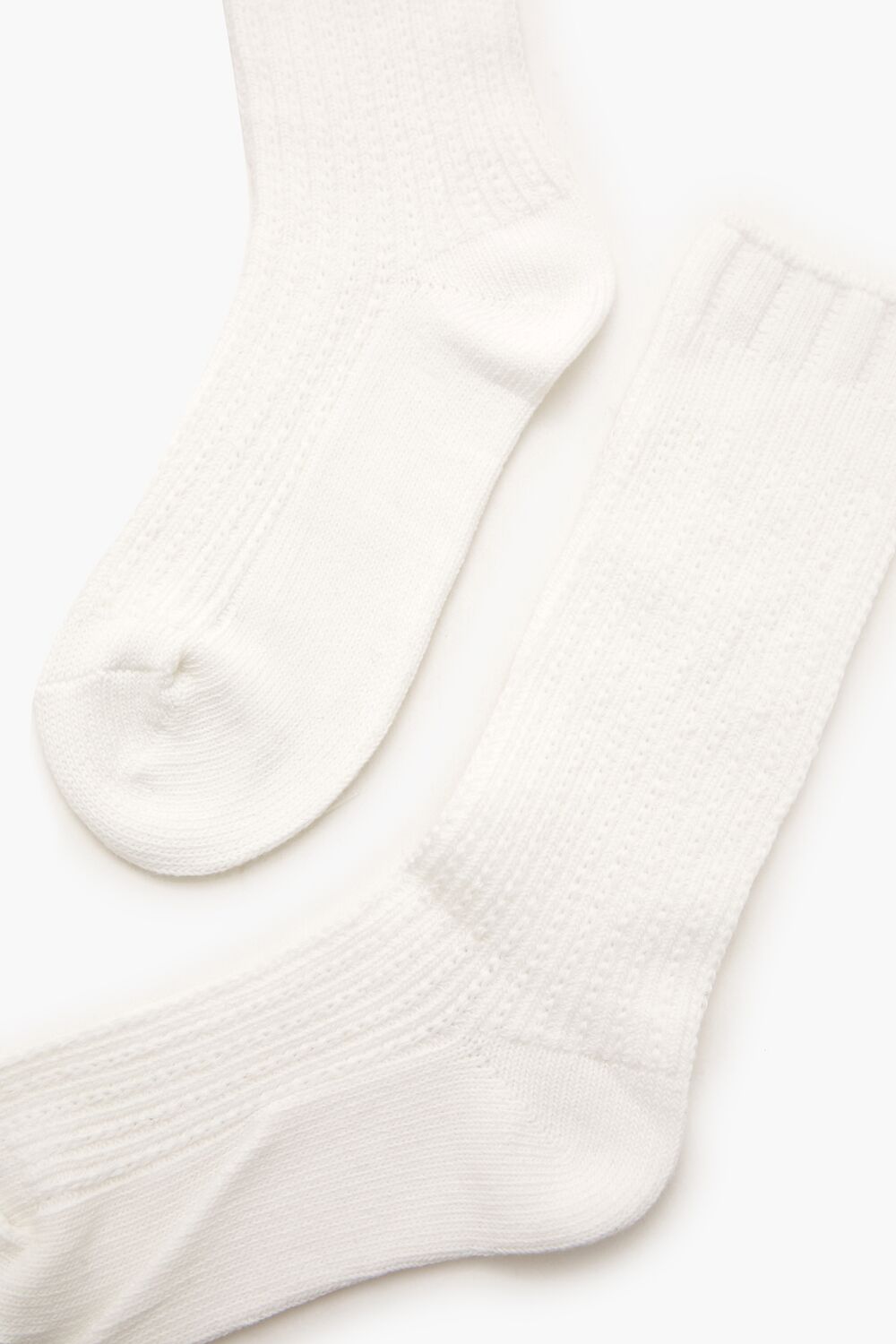 Cable Knit Crew Socks - Forever 21