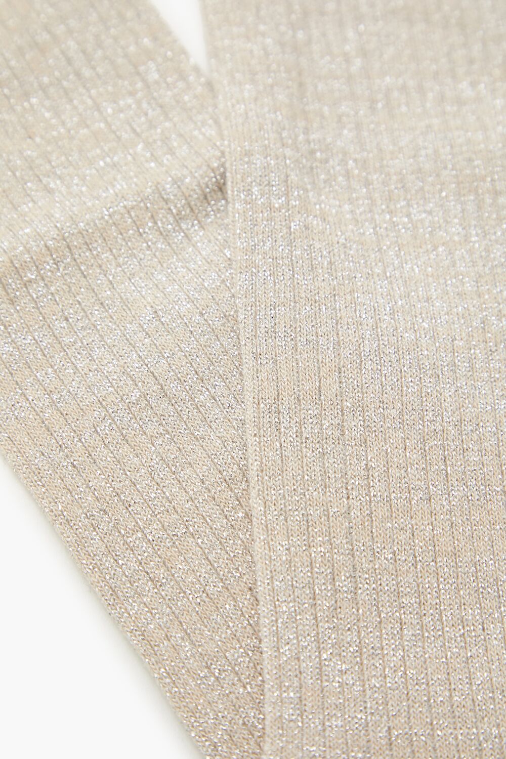 Ribbed Lettuce-Edge Crew Socks - Forever 21