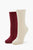 CREAM/BURGUNDY
