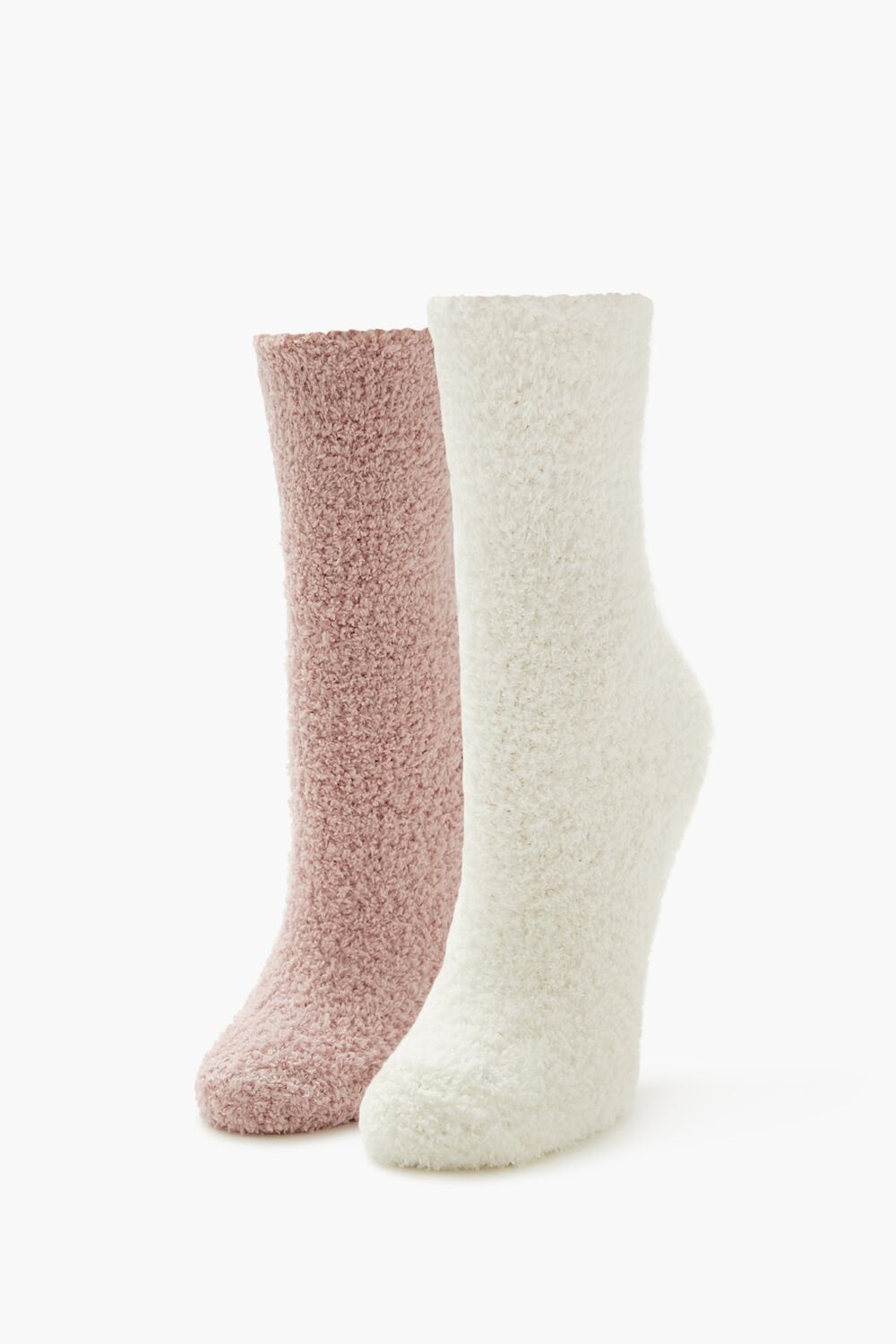 Plush Crew Socks Set - 2 pack - Forever 21