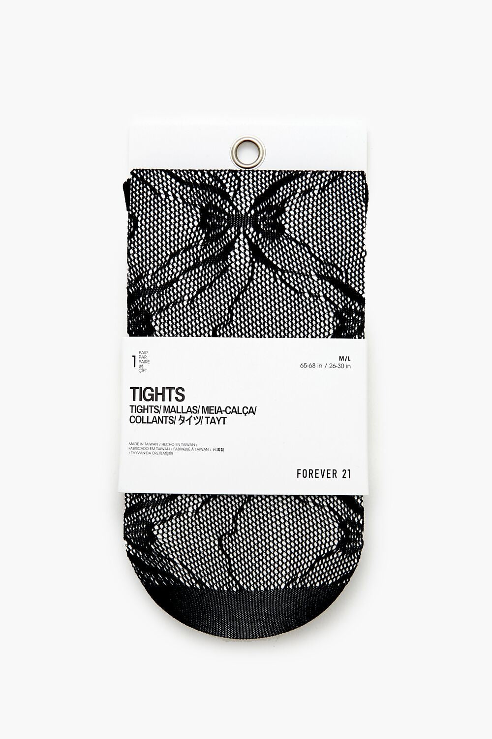 Netted Bow Fishnet Tights - Forever 21