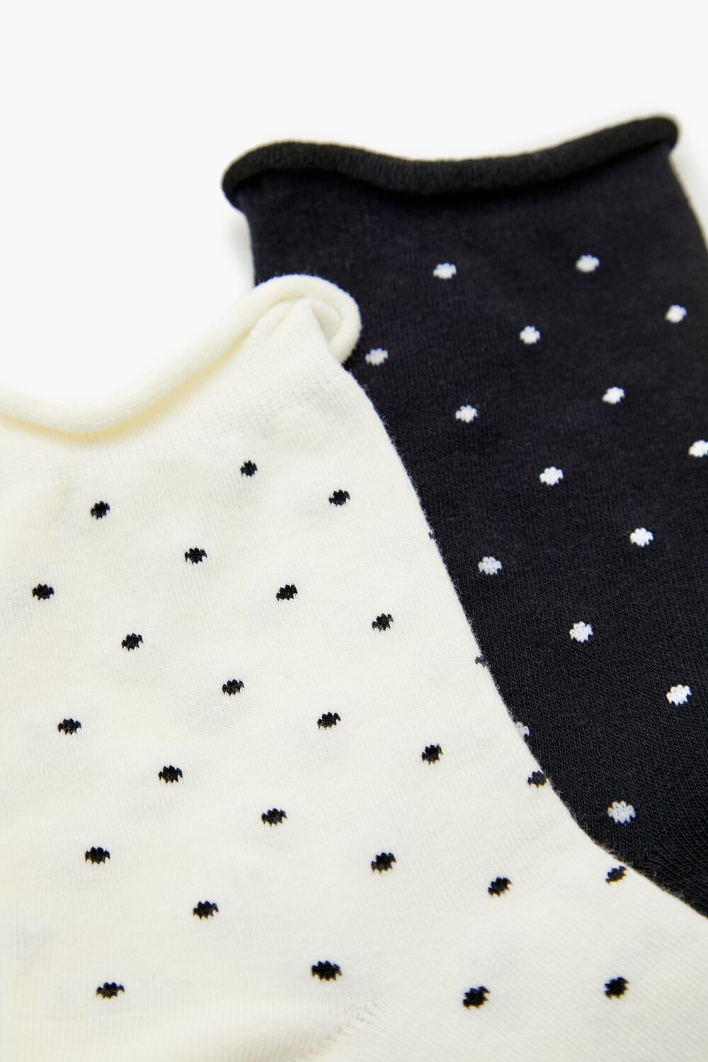 Polka Dot Crew Socks Set - 2 pack - Forever 21