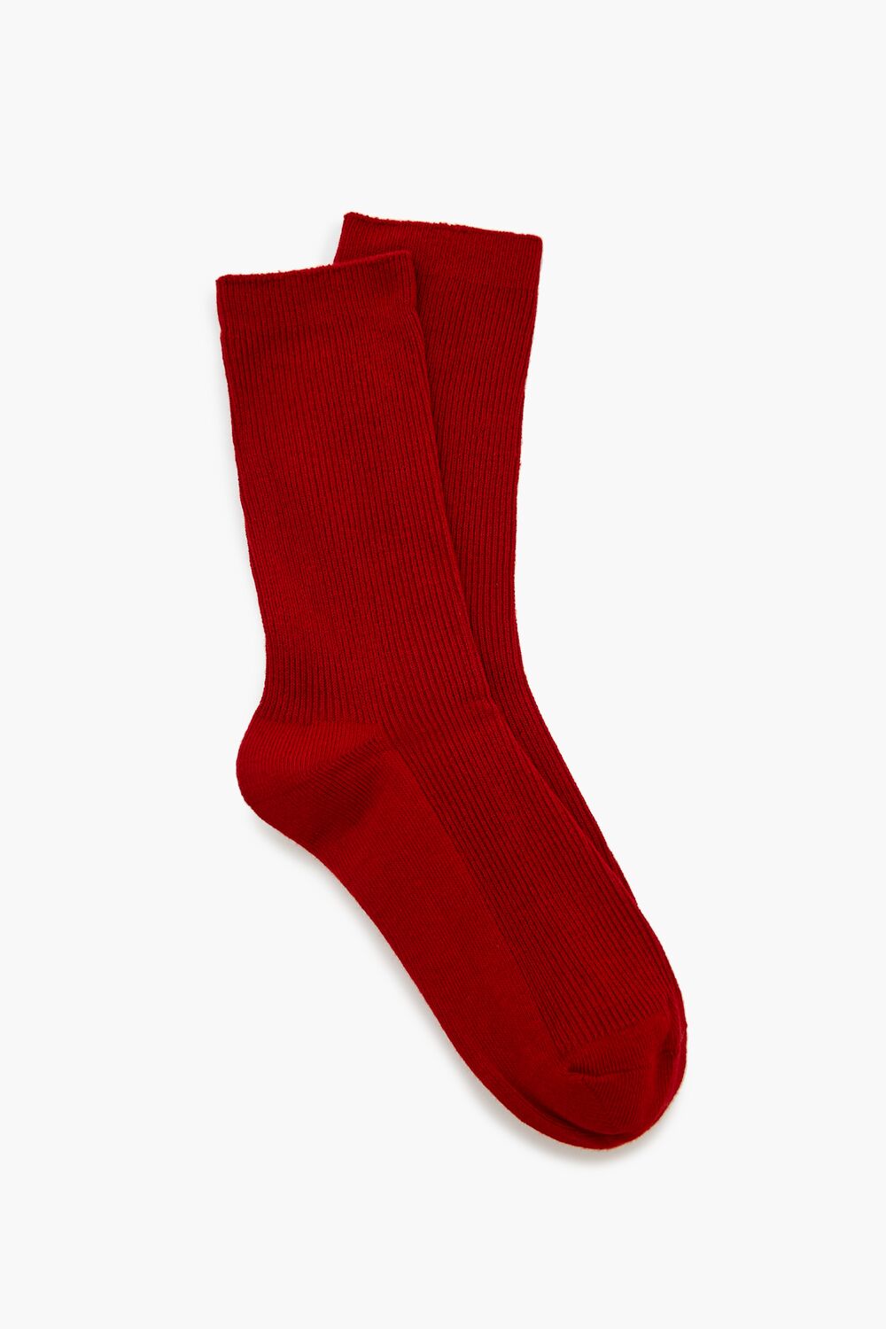Ribbed Crew Socks - Forever 21