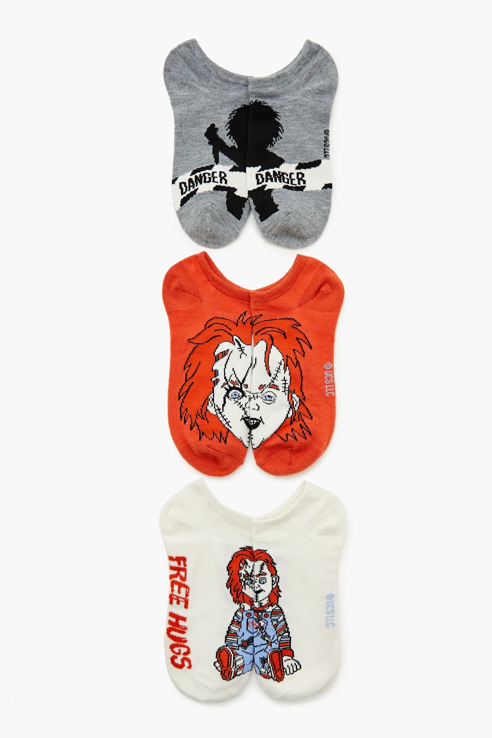Chucky Ankle Socks Set - 3 pack - Forever 21