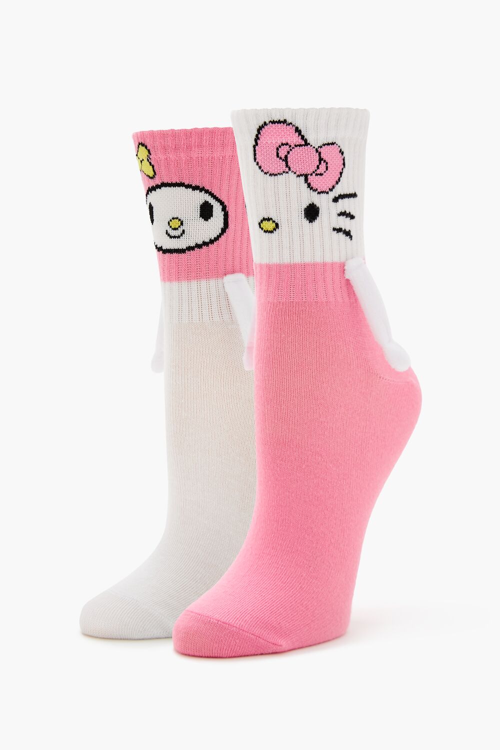 Hello Kitty & My Melody Crew Socks - Forever 21