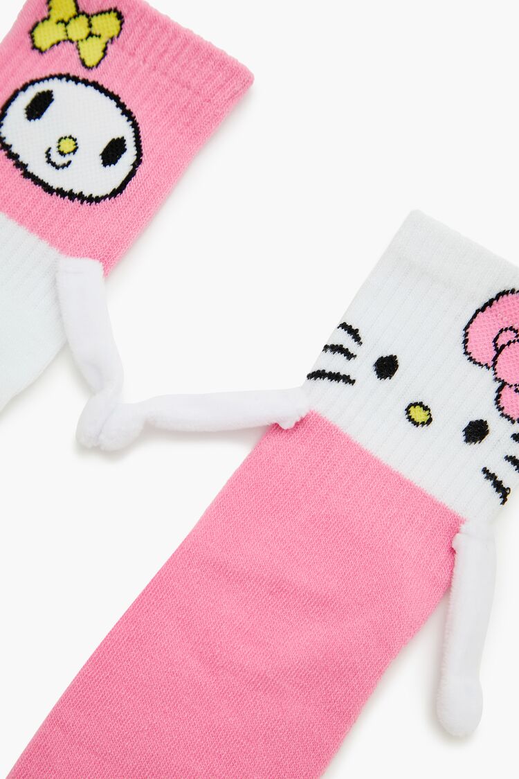 Hello Kitty & My Melody Crew Socks - Forever 21