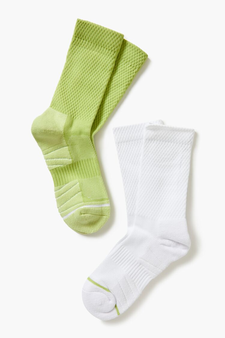 Textured Crew Socks Set - 2 pack - Forever 21