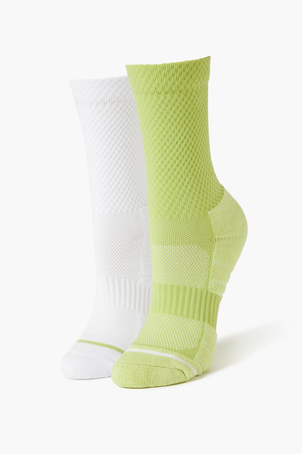 Textured Crew Socks Set - 2 pack - Forever 21