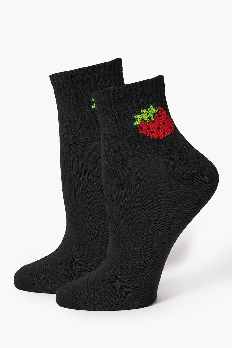 Strawberry Quarter Socks - Forever 21
