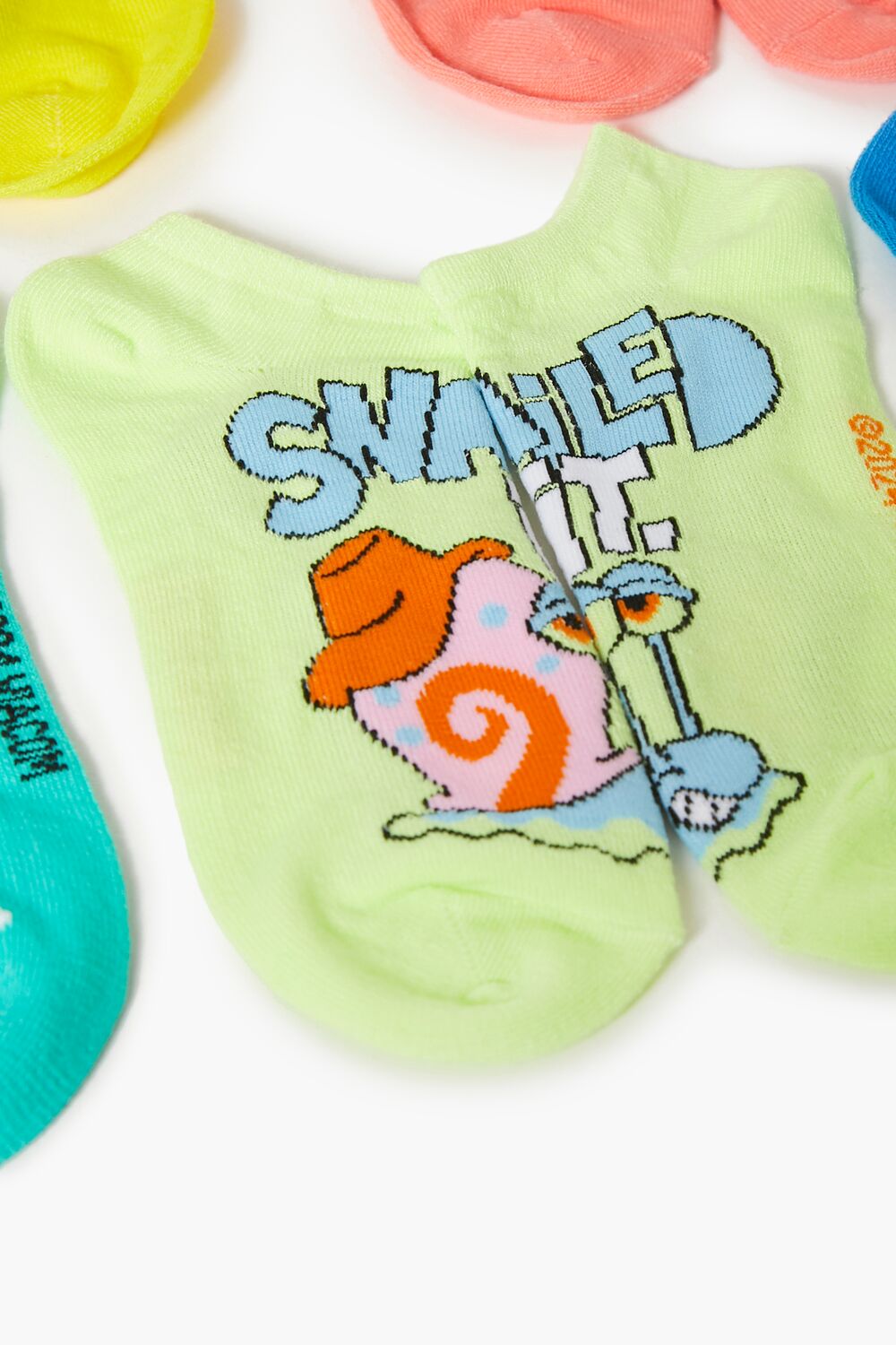SpongeBob SquarePants Ankle Socks Set - 5 pack - Forever 21