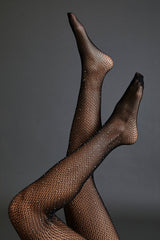 Rhinestone Fishnet Tights - Forever 21