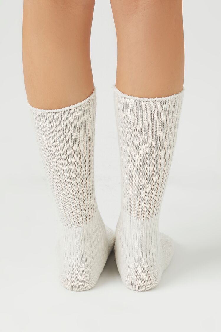Cotton-Blend Crew Socks - Forever 21