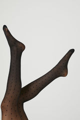 Sheer Polka Dot Tights - Forever 21