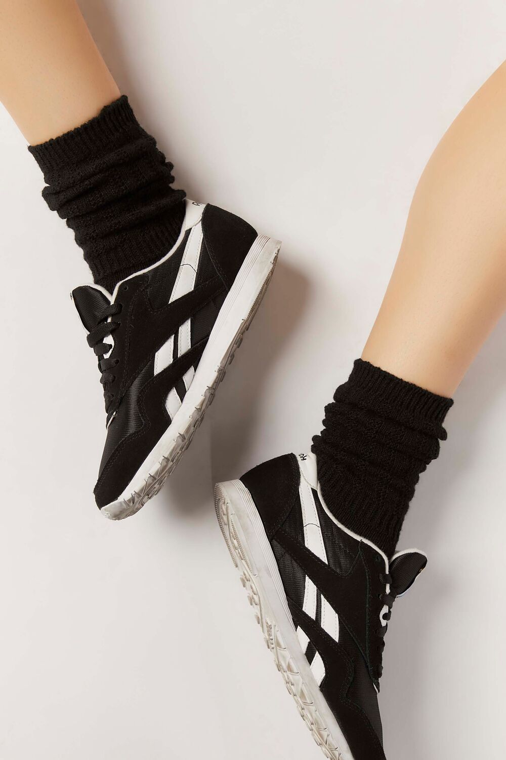 Ribbed Crew Socks - Forever 21