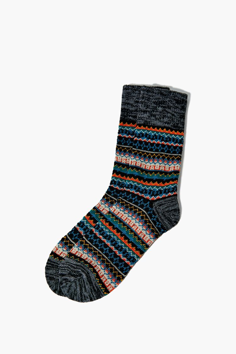 Fair Isle Crew Socks - Forever 21