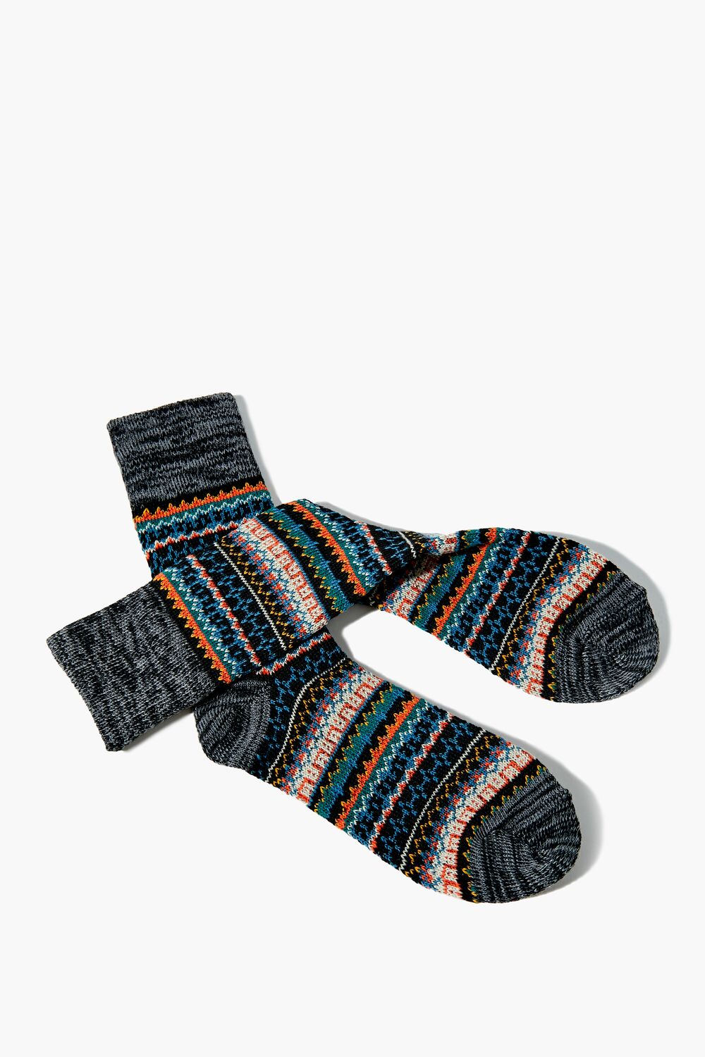 Fair Isle Crew Socks - Forever 21