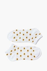 Floral Polka Dot Print Ankle Socks - Forever 21