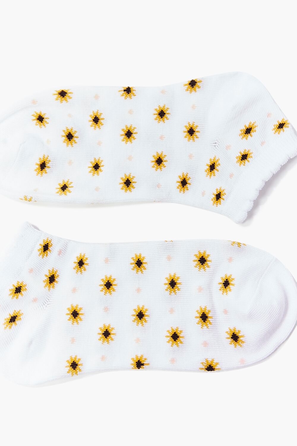 Floral Polka Dot Print Ankle Socks - Forever 21