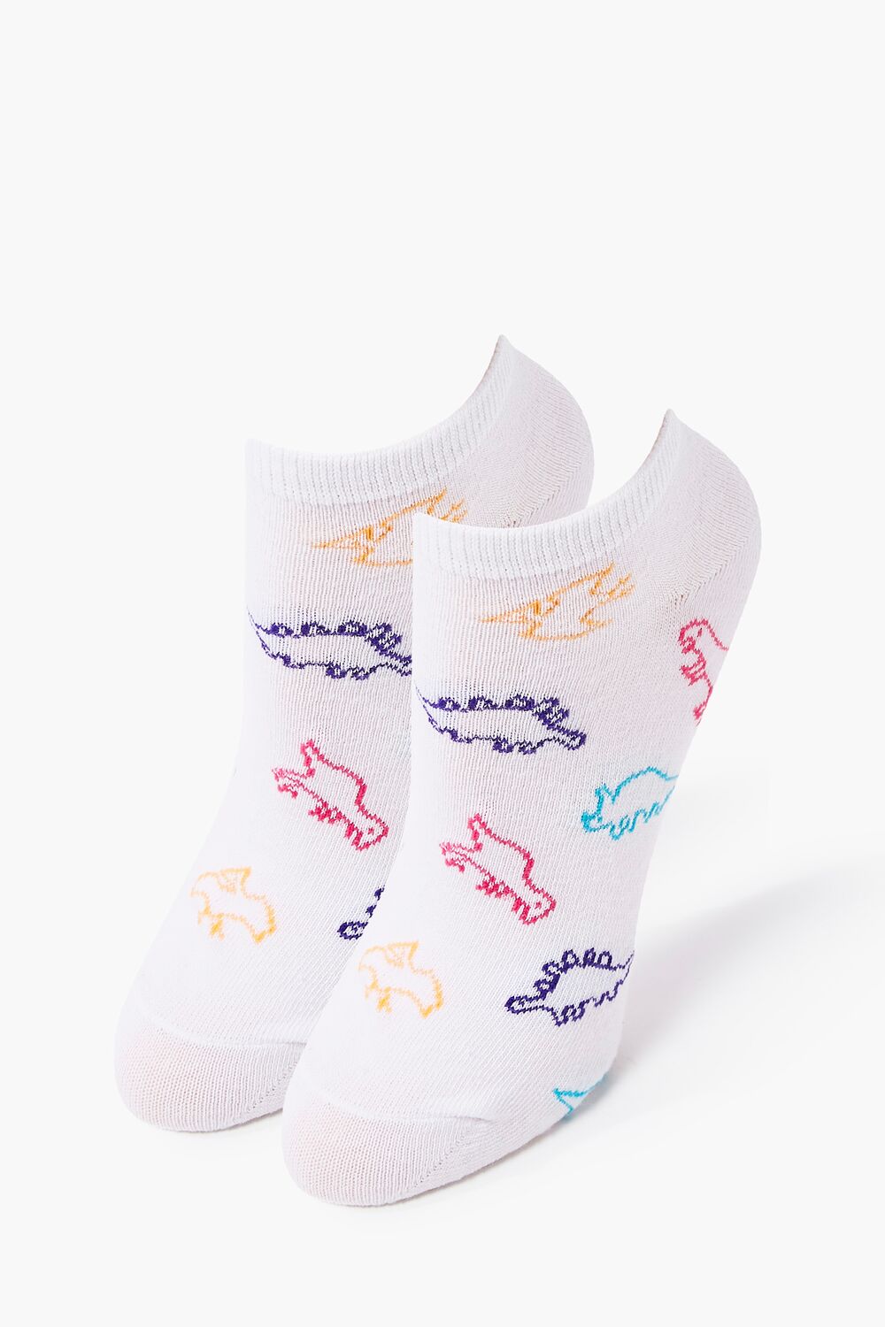 Dinosaur Print Ankle Socks - Forever 21