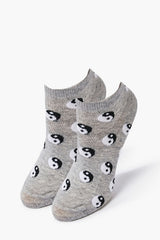 Yin Yang Ankle Socks - Forever 21